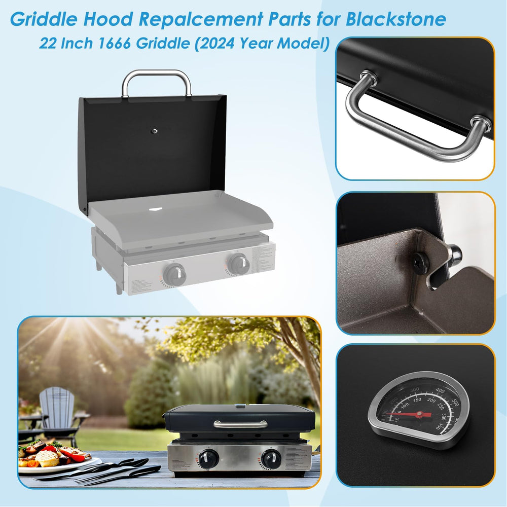 BBQration side profile shows lid angle and better heat retention for even cooking