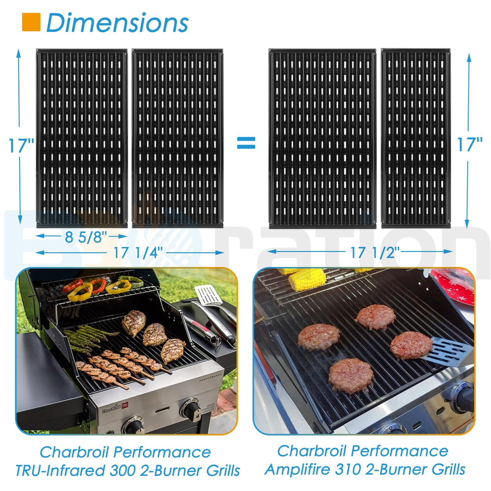 BBQration side profile showing emitter thickness and durable edges