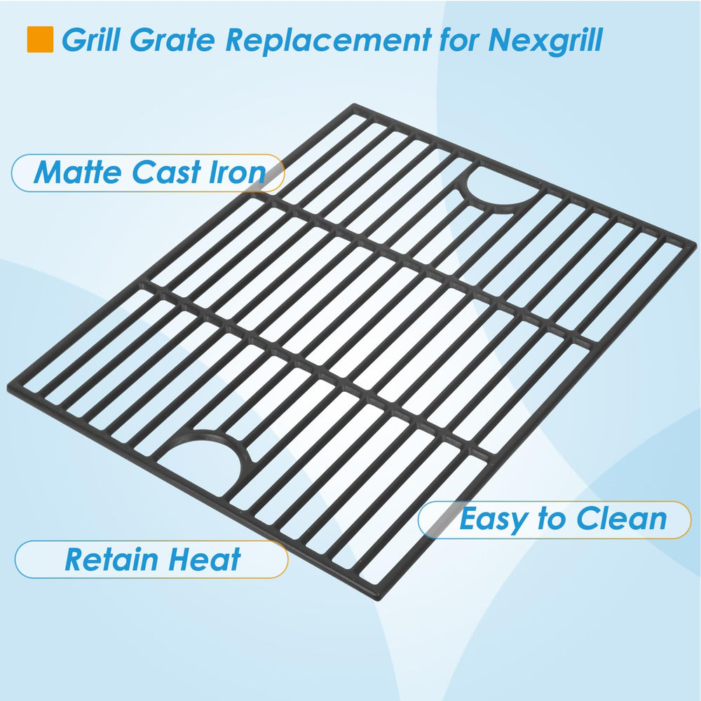 BBQration grates next to ruler showing 17" dimensions for exact-fit confirmation