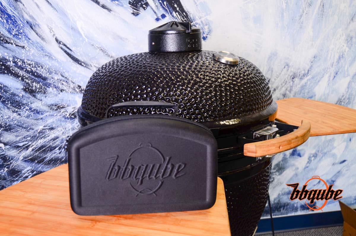 BBQube TempMaster Solo in use on Big Green Egg offering steady temperature control