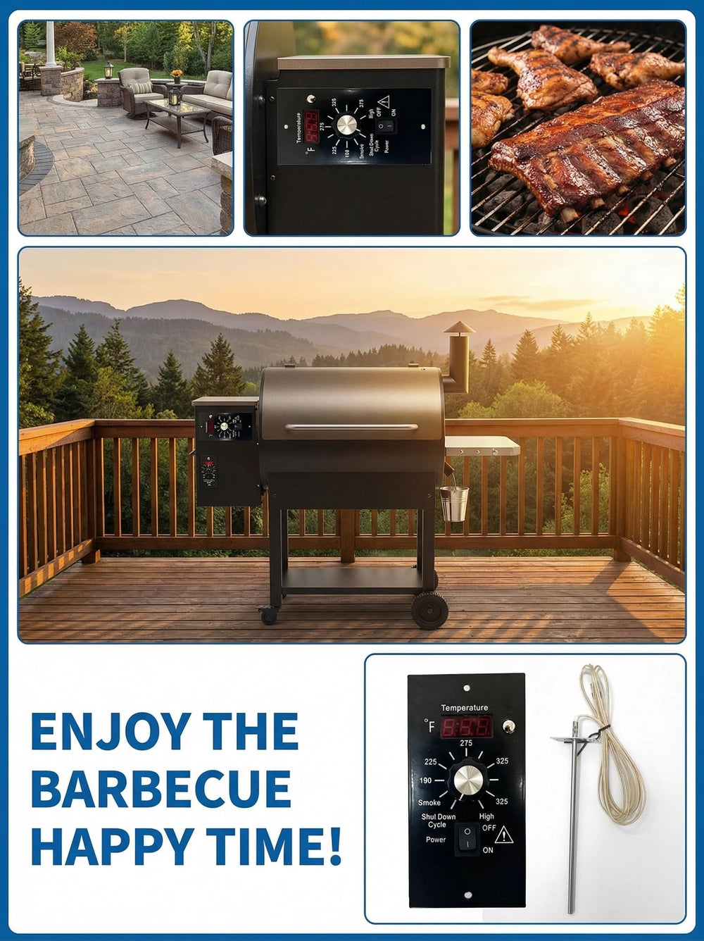 Bbqzone in outdoor grill session demonstrating reliable cooking results