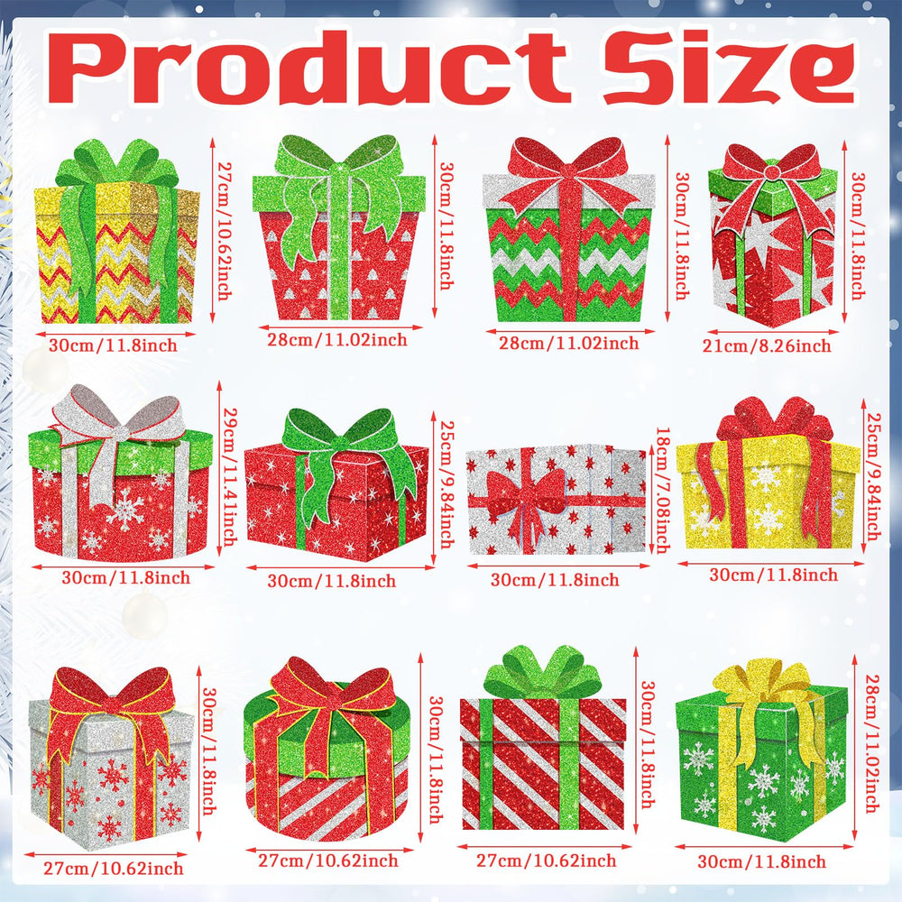 BBTO close-up of gift box graphic detail with bright colors for curb appeal