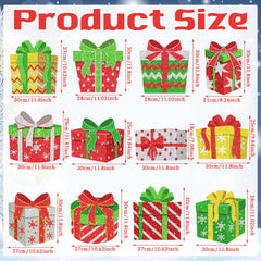 BBTO close-up of gift box graphic detail with bright colors for curb appeal