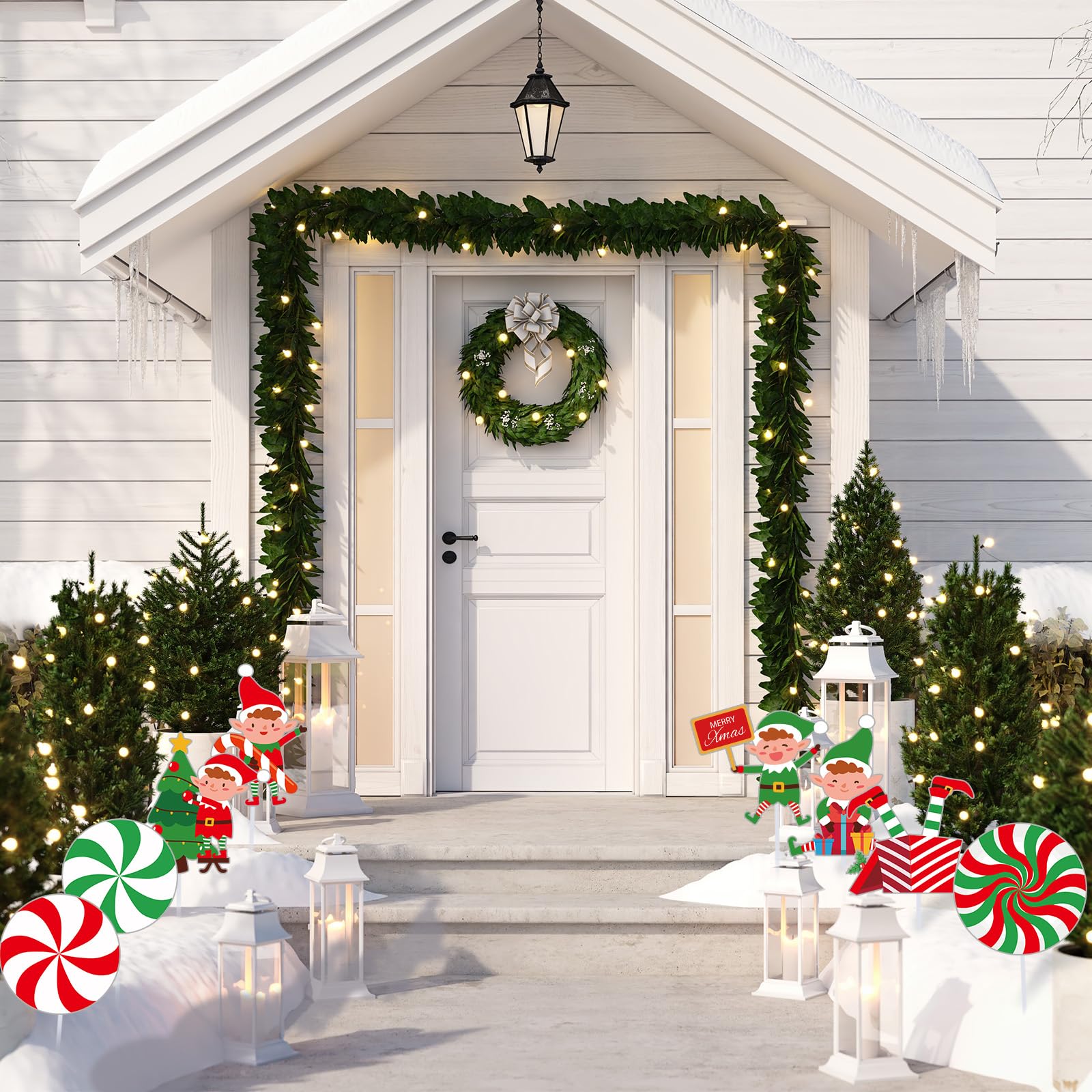 BBTO array of elf design variations displaying mix-and-match decoration options