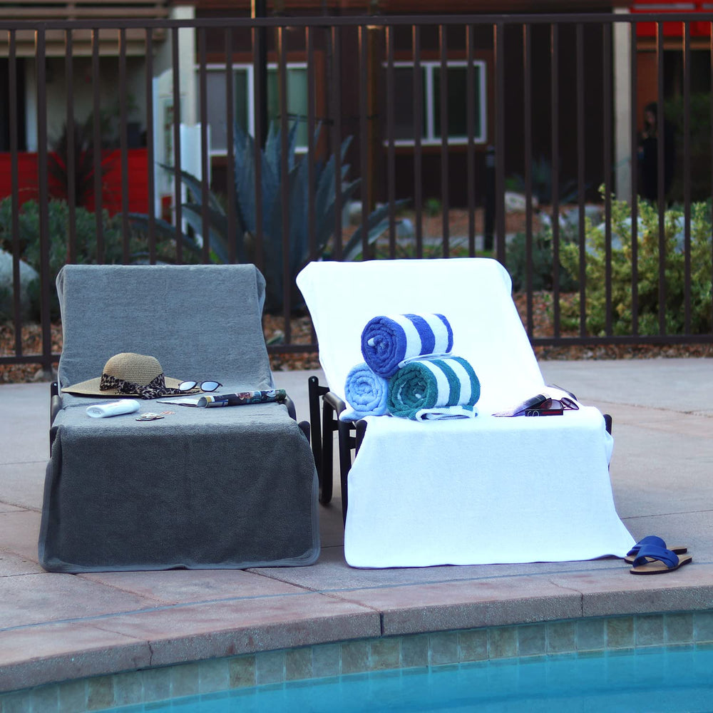 BC BARE COTTON lifestyle shot on poolside lounge demonstrating neat look and comfort