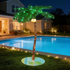 BCLGSHINE palm front view showing full height and warm glow