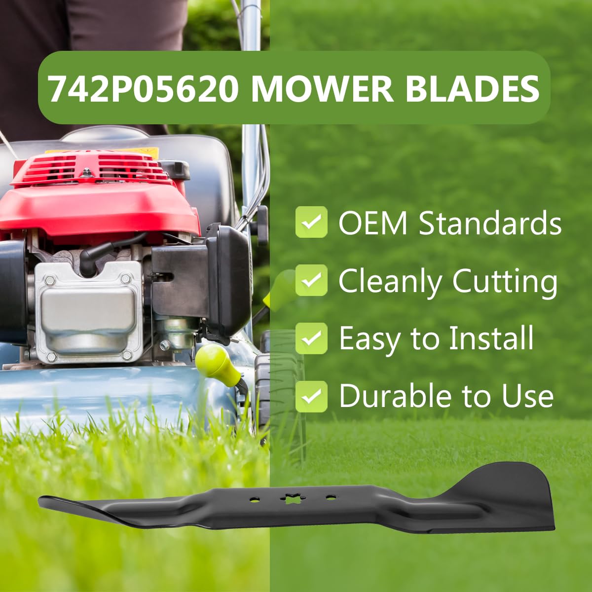 BCQNXX close-up of blade edge and powder-coat finish for rust resistance