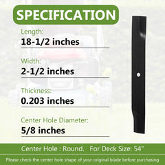 BCQNXX center hole detail showing 5/8 inch spindle fit for easy installation