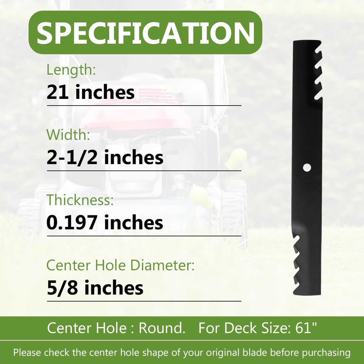 BCQNXX close-up of cutting edge highlighting durable steel and longer life