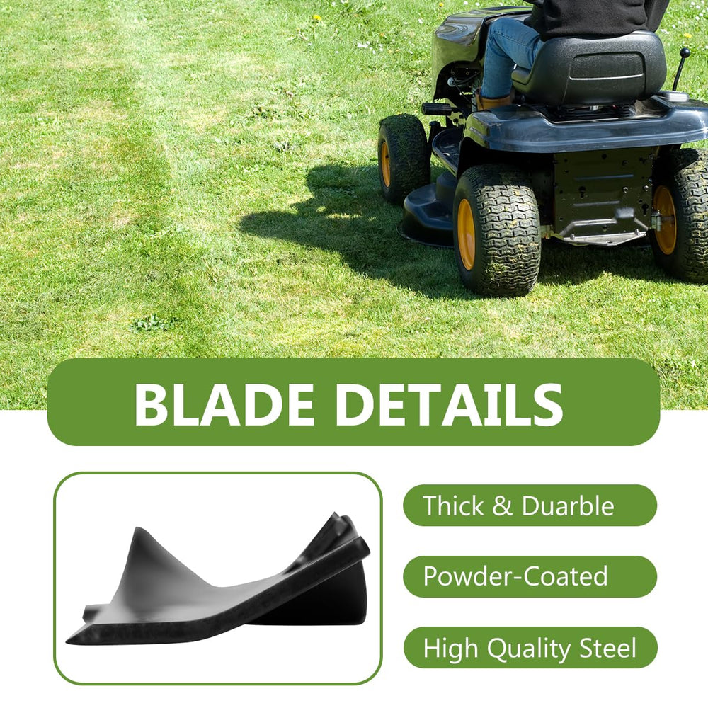 BCQNXX new blade beside worn blade showing renewed cutting benefit