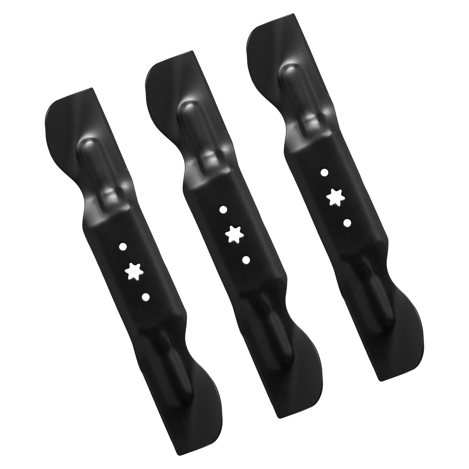 BCQNXX front view of three blades pack showing fit and parts