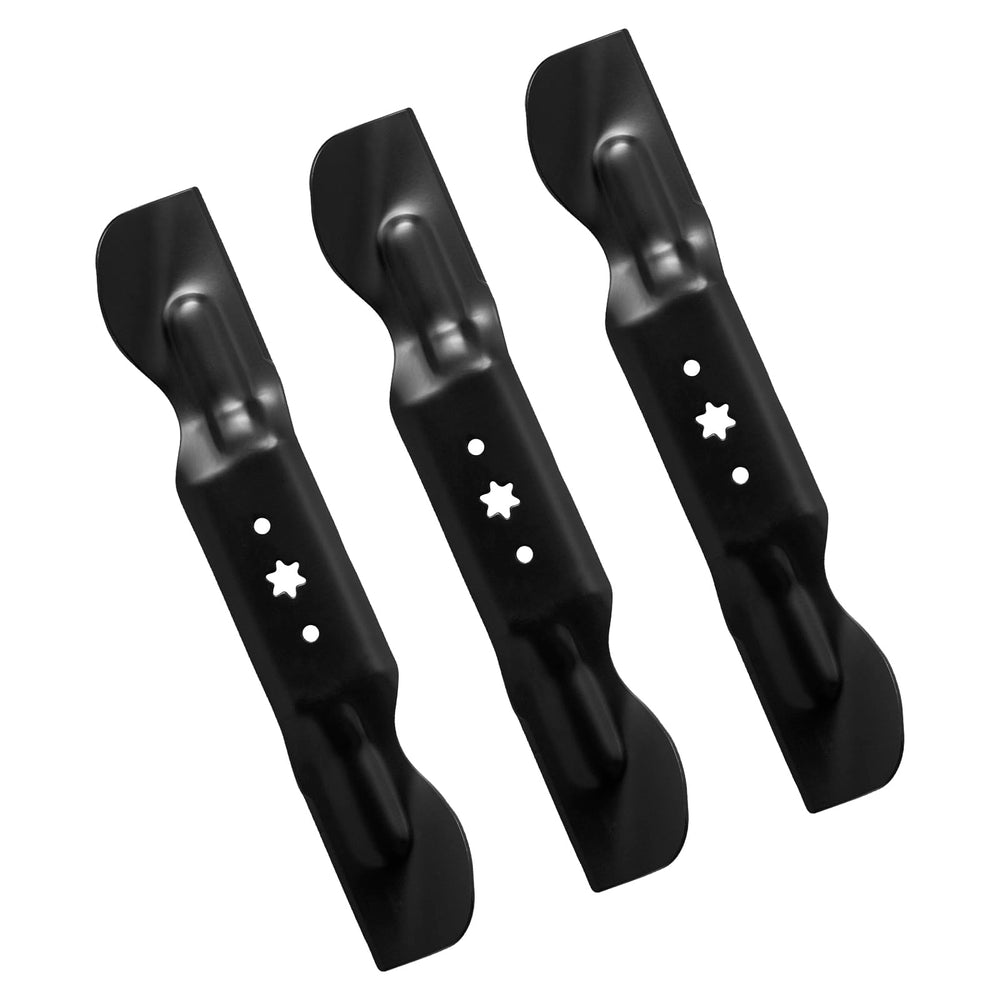BCQNXX front view of three blades pack showing fit and parts