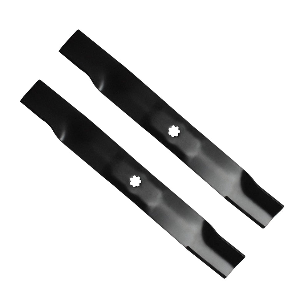 BCQNXX front view of 42-inch high-lift blades highlighting fit and durability