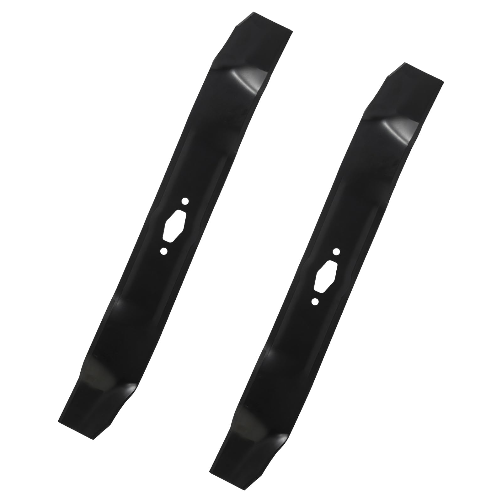 BCQNXX front view of 42" replacement blades showing fit and finish for reliable bagging