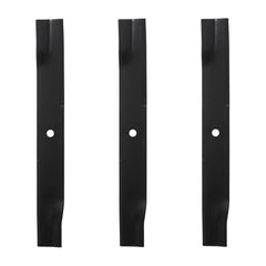 BCQNXX front view of three replacement high lift blades showing fit and finish and quick identification benefit