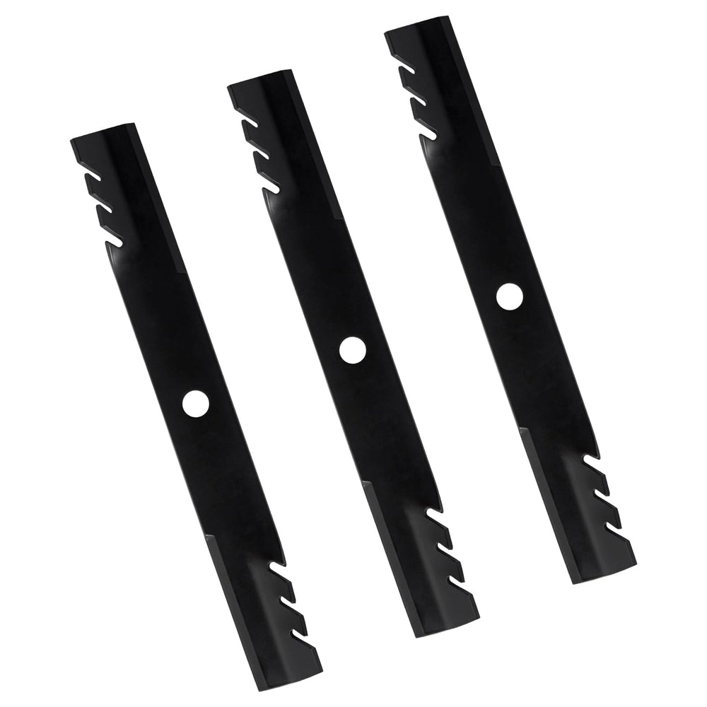 BCQNXX front view of three-blade pack showing fit and replacement information
