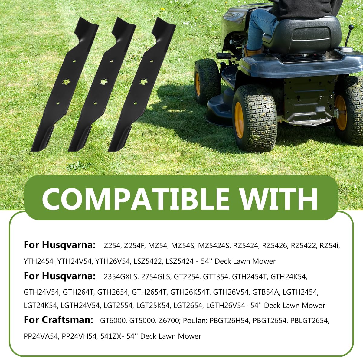 BCQNXX mowing a yard demonstrating stronger lift and cleaner bagging performance