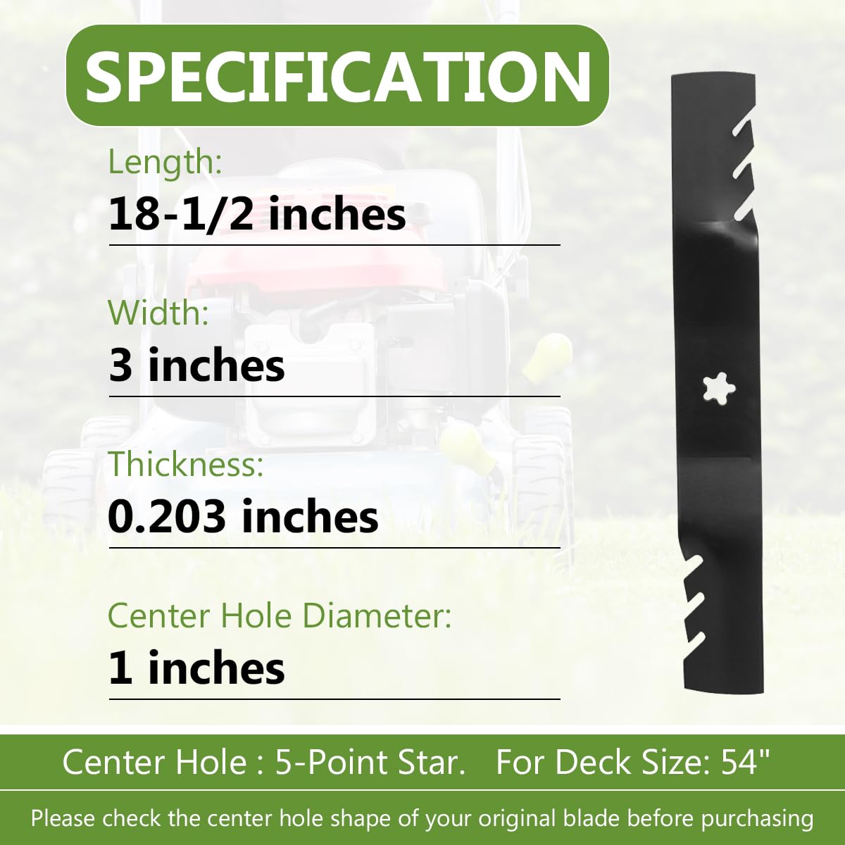 BCQNXX five-point star center hole detail for direct-fit mounting advantage