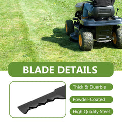 BCQNXX three blades laid flat showing full set for balanced cutting