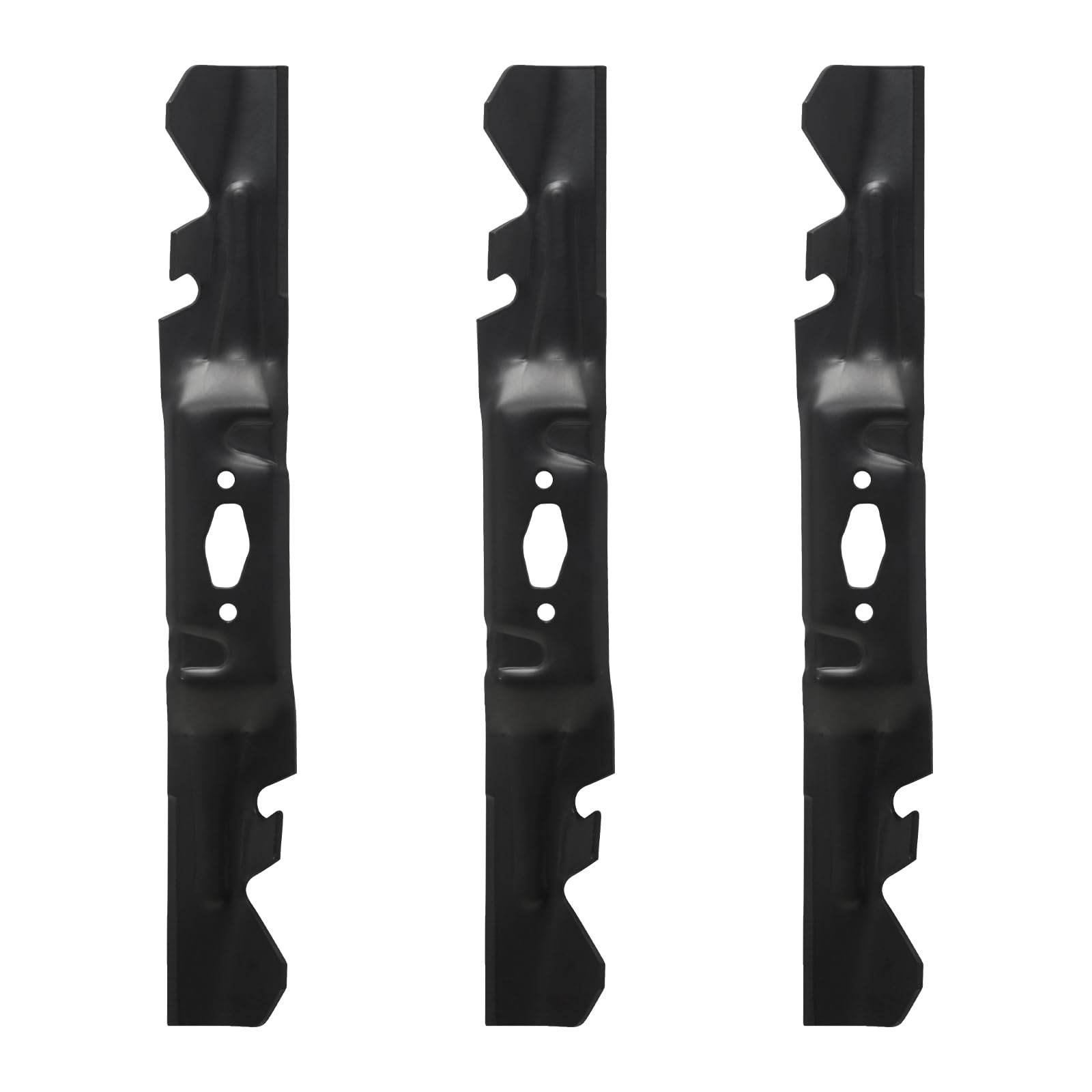 BCQNXX toothed blade front view showing cutting profile and durable construction benefit