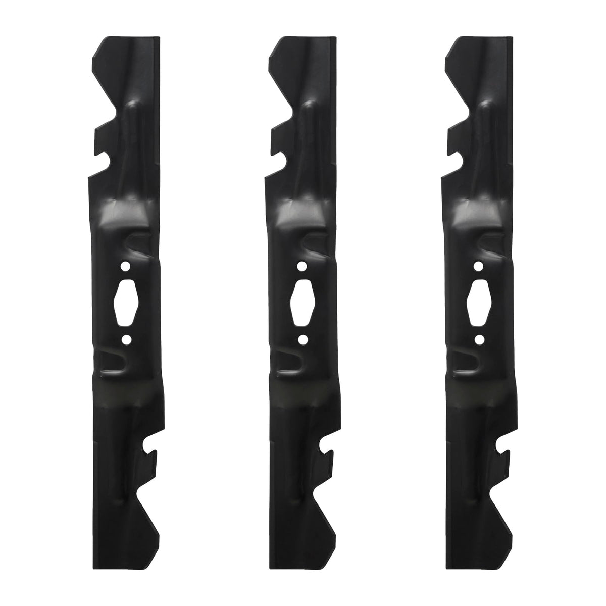 BCQNXX toothed blade front view showing cutting profile and durable construction benefit