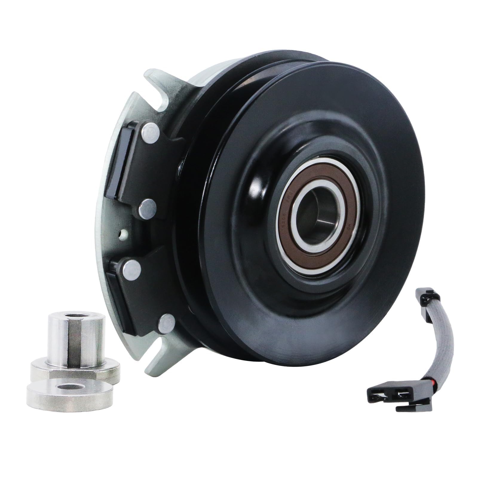 BDELI pulley and 1-1/8" bore close-up illustrating precise dimensions