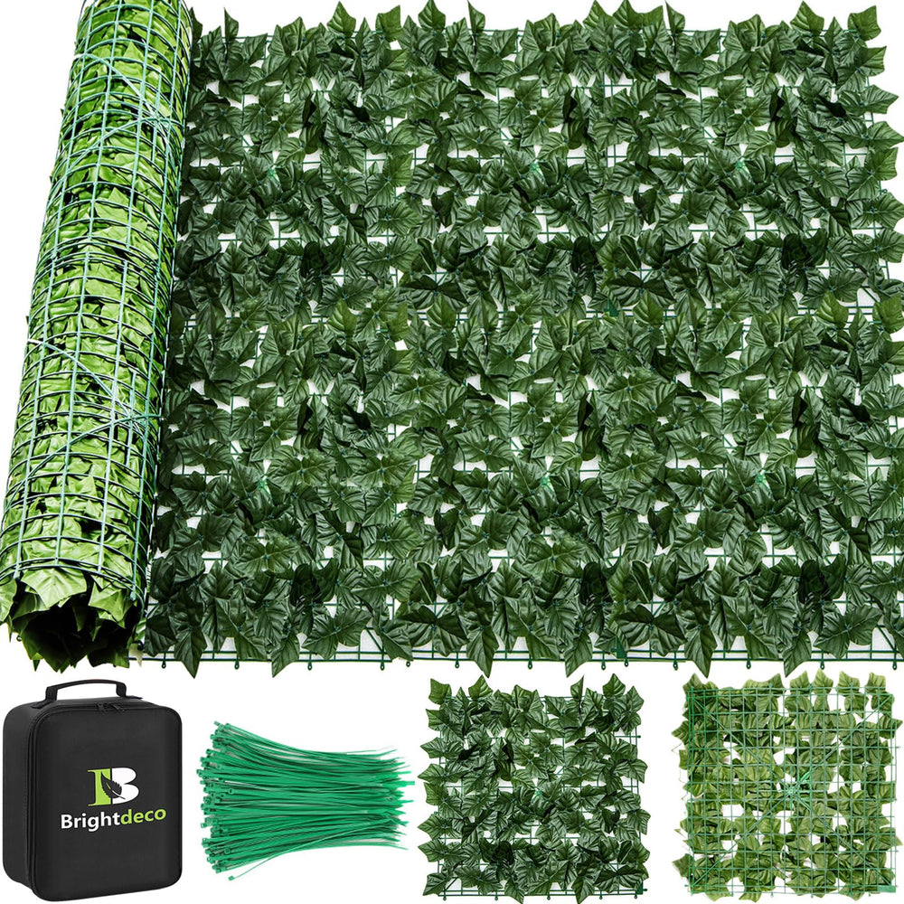 BDUSXYZ front view full panel showing dense ivy for immediate privacy