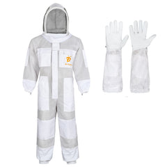 Be Noble front view of full suit showing coverage and easy access benefits