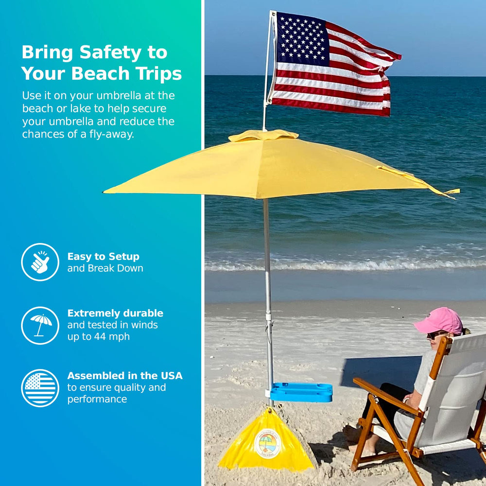 BEACHBUB empty and compact for easy carrying and travel convenience