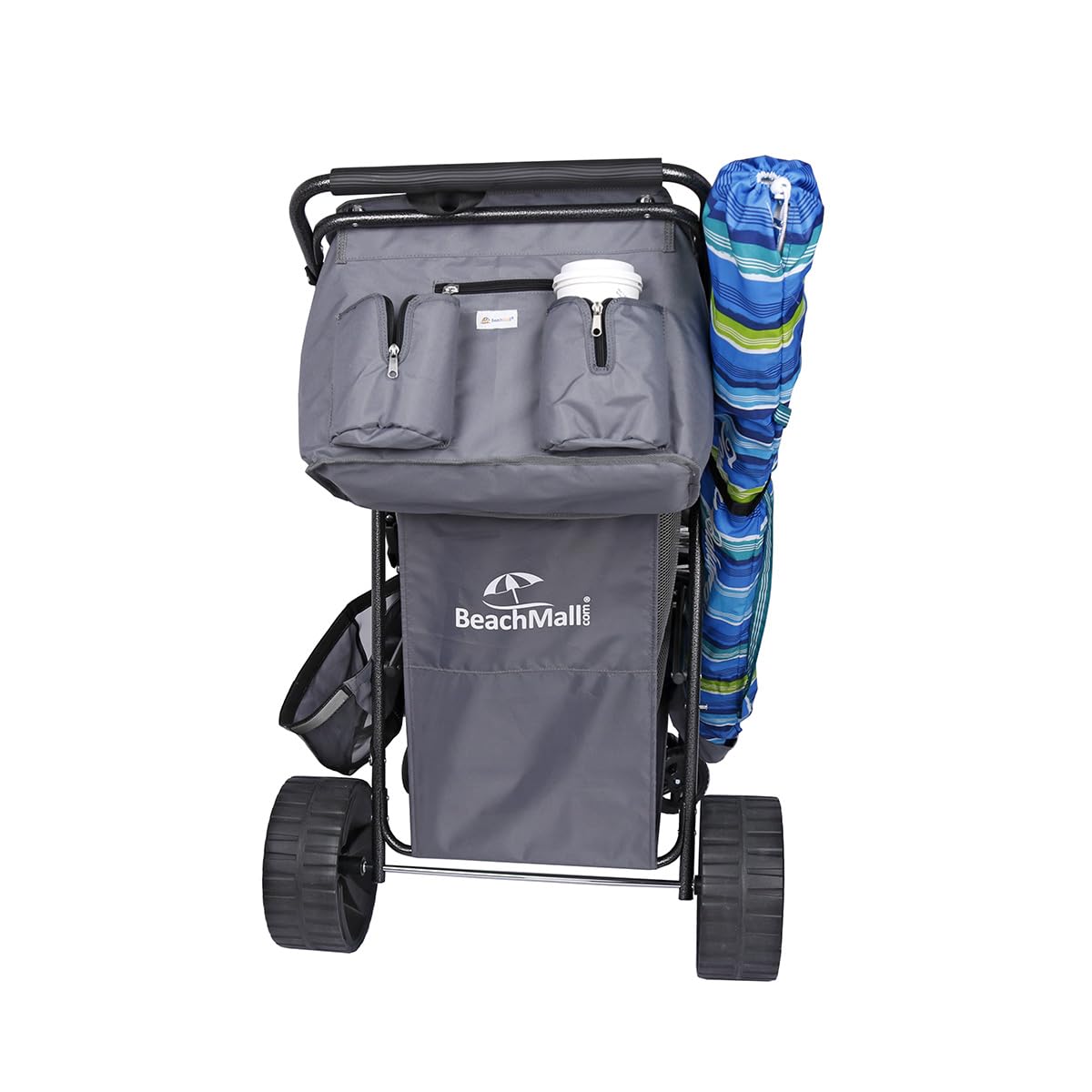 BeachMall folded compact in car trunk for easy transport