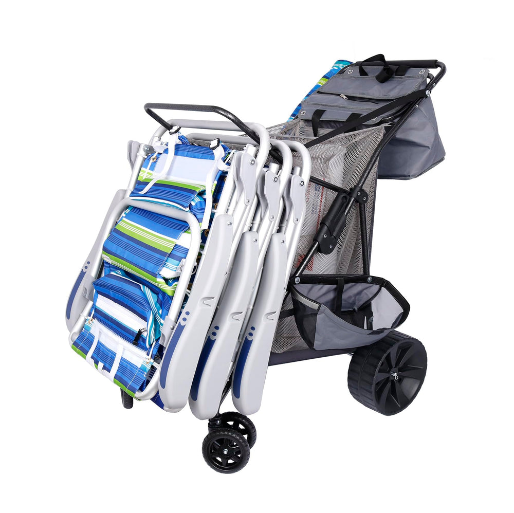 BeachMall cart front packaging showing full features and benefits