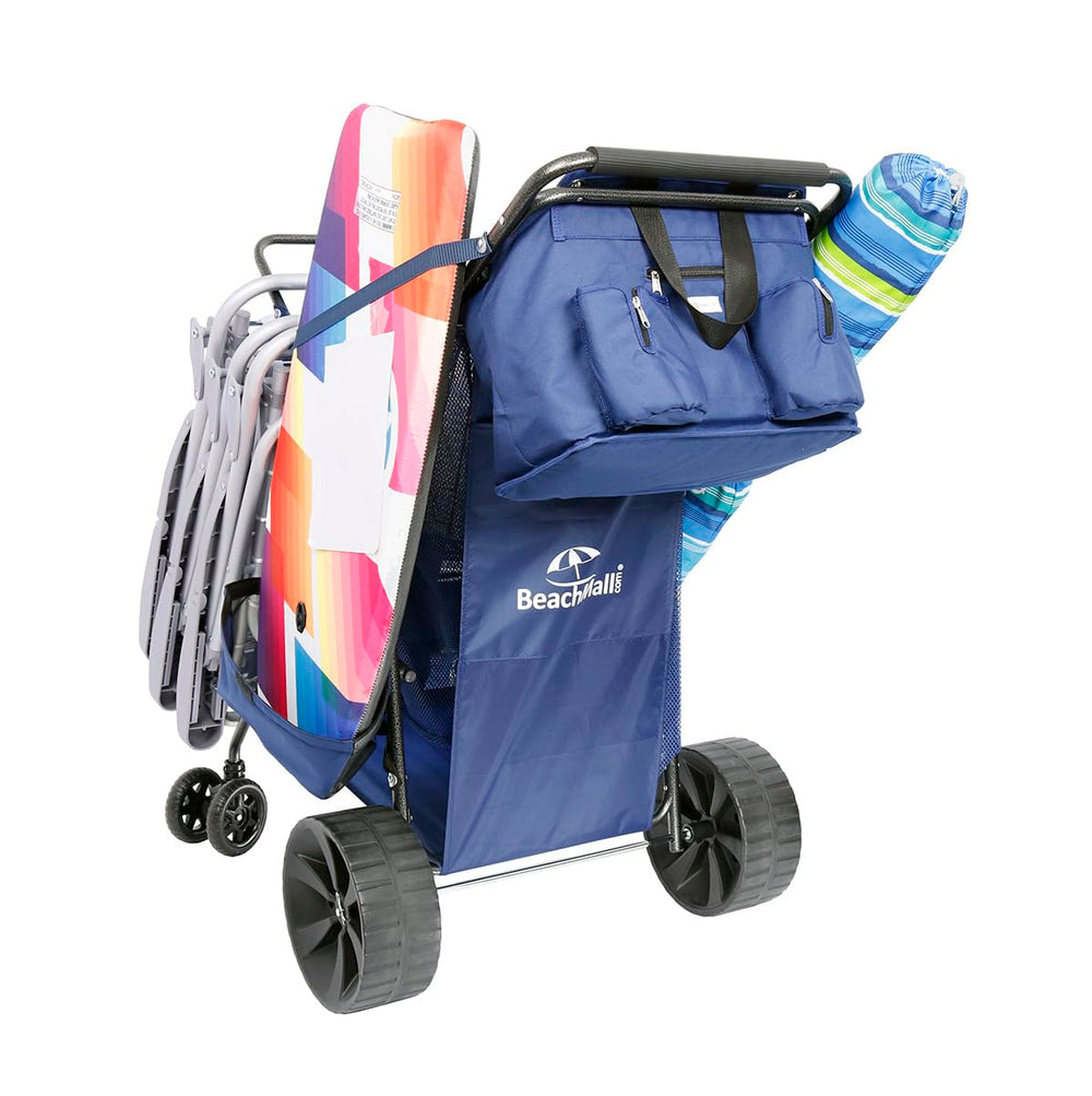 BeachMall insulated cooler bag close-up shows leak-proof lining and chilled storage