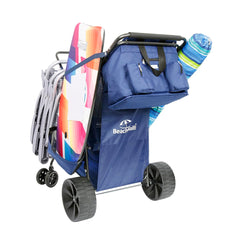 BeachMall insulated cooler bag close-up shows leak-proof lining and chilled storage