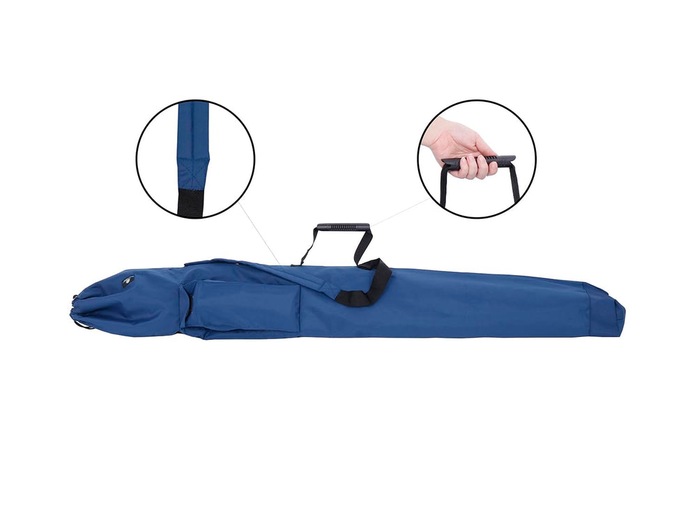 BeachMall padded shoulder strap detail for comfortable long-distance carrying