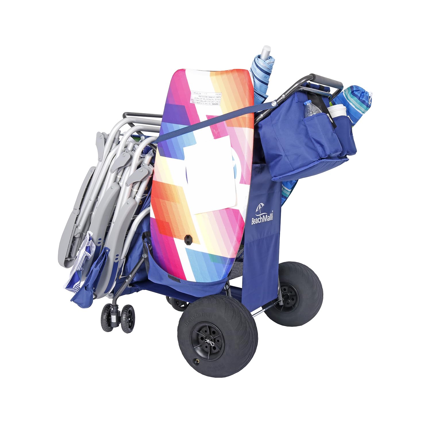 BeachMall umbrella holder securing shade and freeing hands for comfort