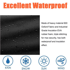 BeadChica close-up of 600D fabric texture demonstrating durable waterproof material