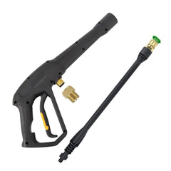 BEAR FORCE front view spray gun showing ergonomic handle and trigger benefits