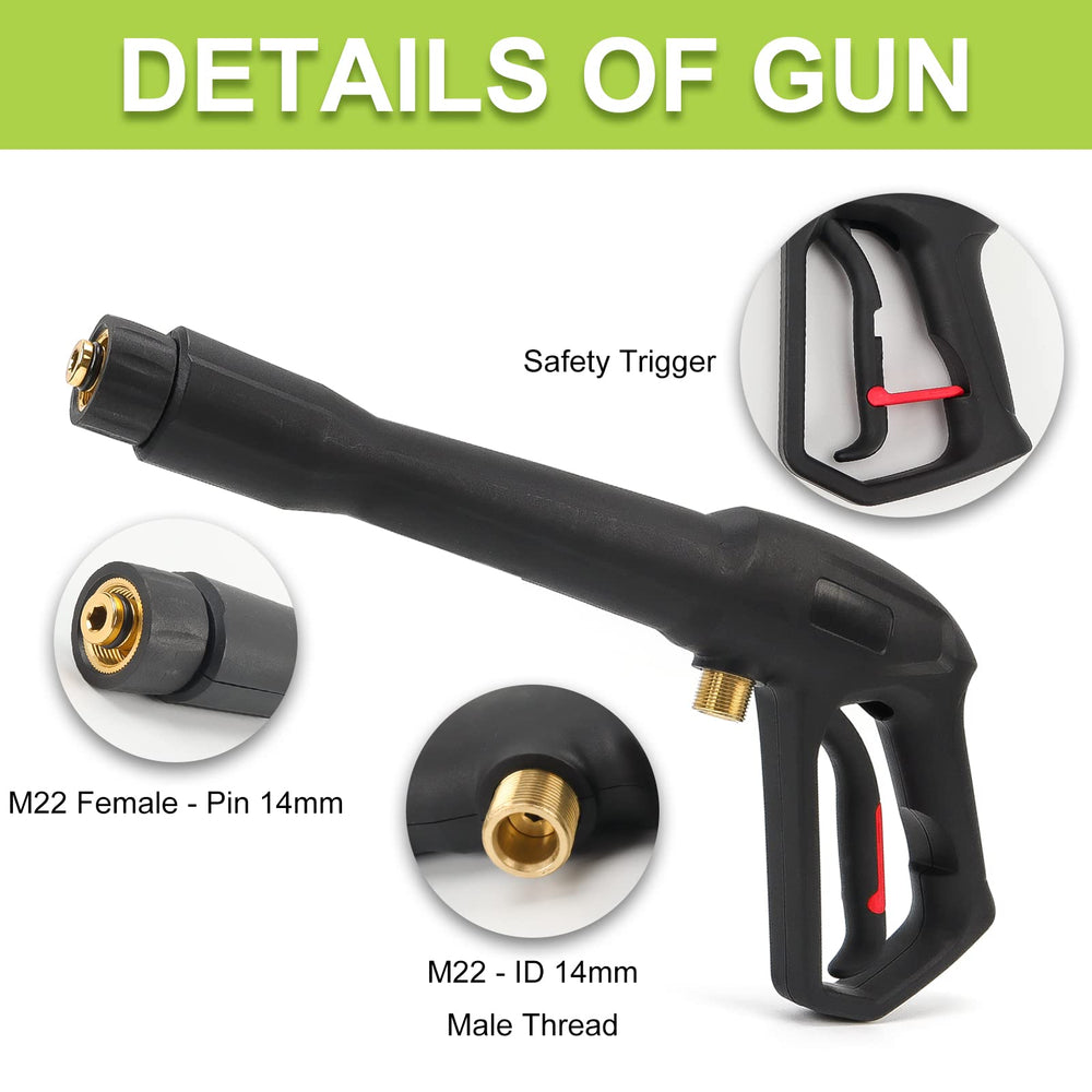 BEAR FORCE turbo nozzle angled to illustrate concentrated cleaning power