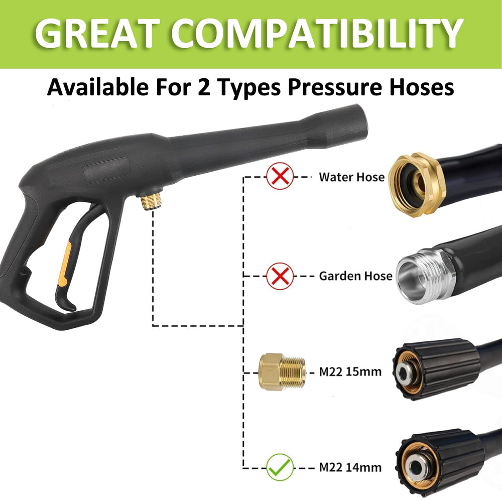 BEAR FORCE extension wand and M22 connector detail delivering secure leak-free connection