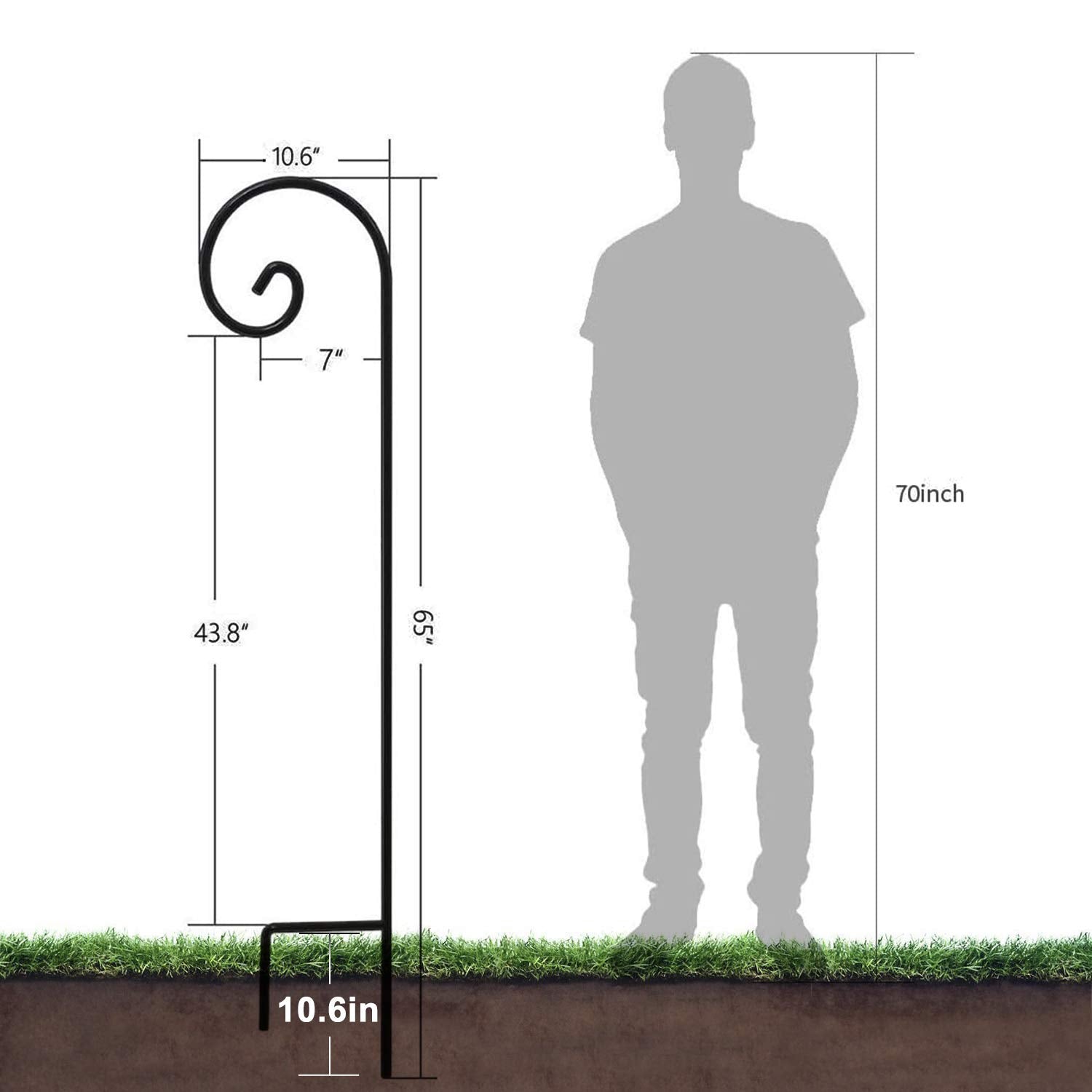 BEAU JARDIN close-up of powder-coat finish protecting metal from rust