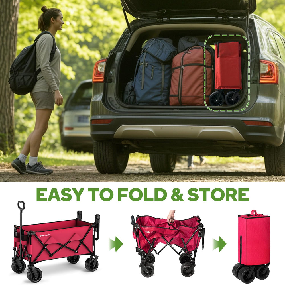 BEAU JARDIN lifestyle scene at beach showing smooth all-terrain mobility
