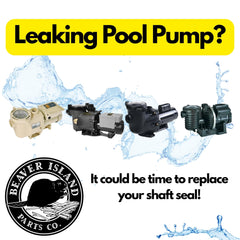 Beaver Island shaft seal close-up showing precision faces and leak protection benefit