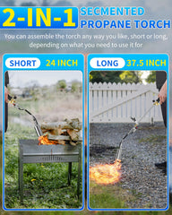 BEBOBLY ergonomic handle with igniter providing comfortable one-hand control