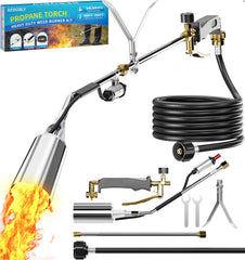 BEBOBLY torch front view showing controls and safety features for reliable operation