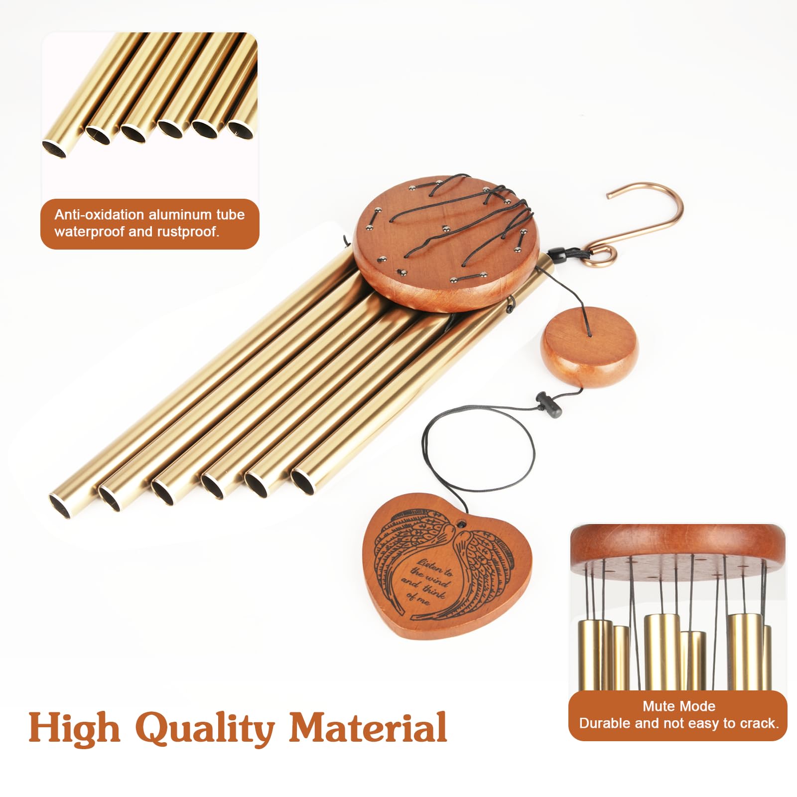 beboligh wind chime hanging on a porch creating peaceful outdoor ambiance