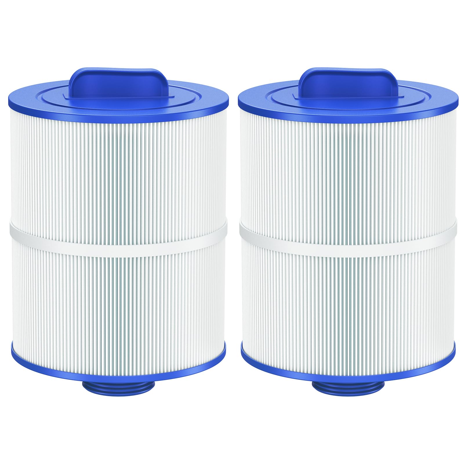 Beckacher front view of PAS50SV-F2M two-pack showing packaging and labels, easy identification benefit