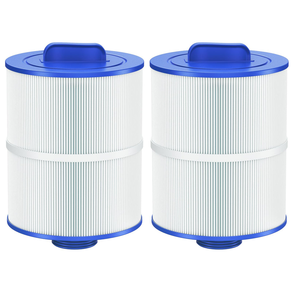 Beckacher front view of PAS50SV-F2M two-pack showing packaging and labels, easy identification benefit