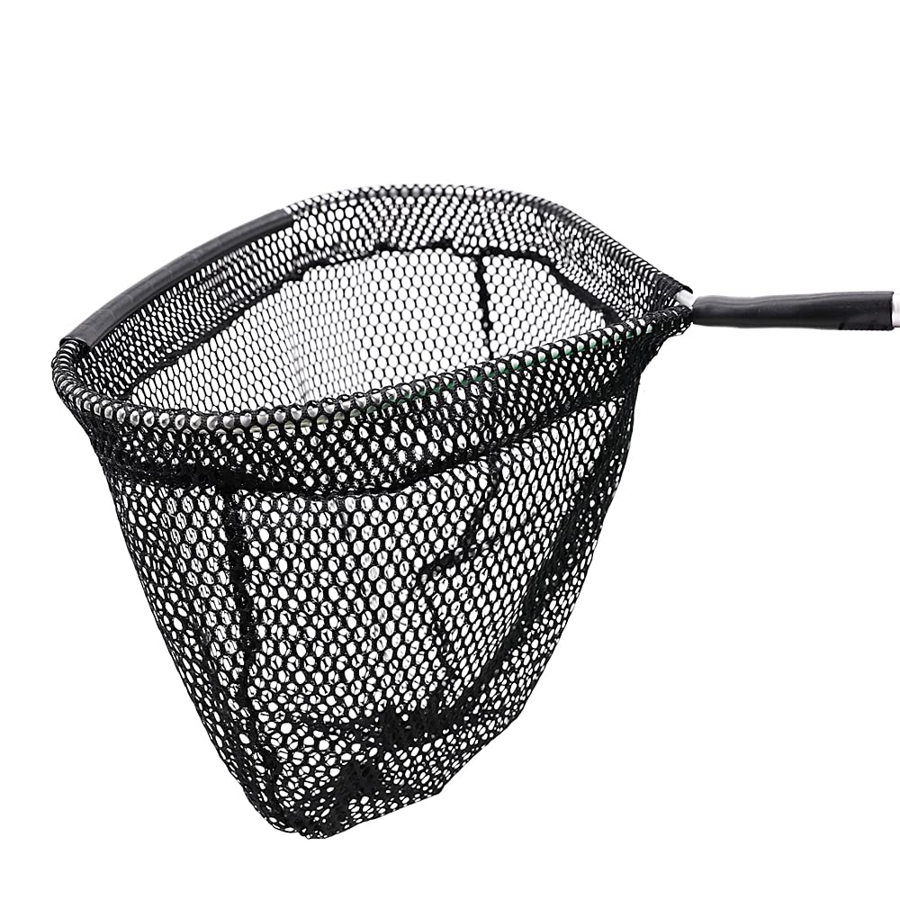 Beckett Corporation close-up of soft frame and open-weave mesh, protects fish benefit