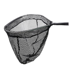 Beckett Corporation close-up of soft frame and open-weave mesh, protects fish benefit