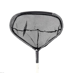 Beckett Corporation front view of pond net showing handle and frame, easy reach benefit